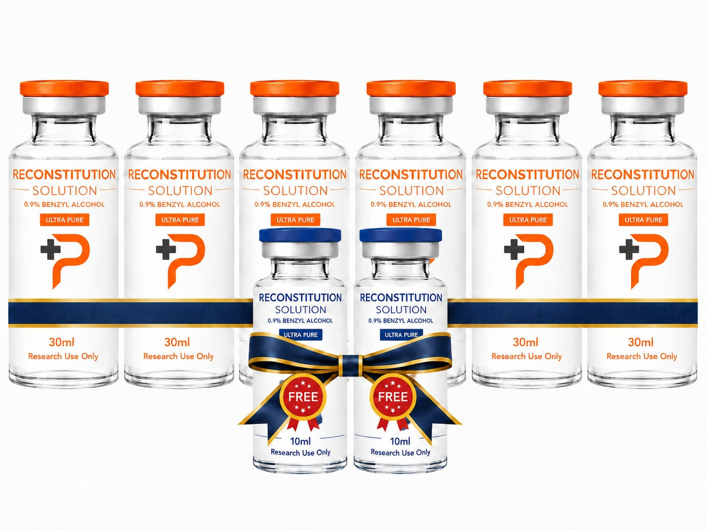 6 x 30ml & 2 x 10ml Vials